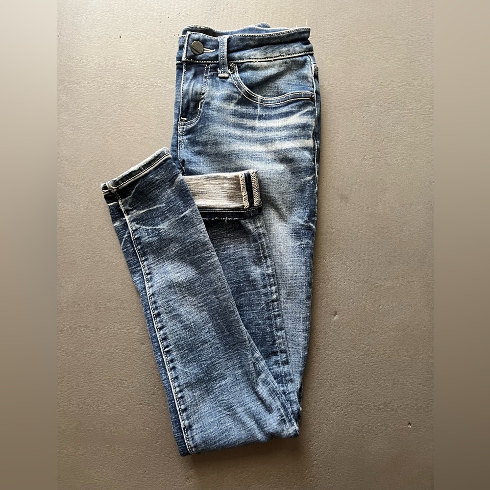 Buckle Black, Blue Denim Jeans